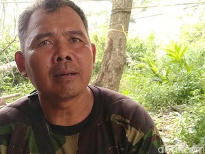 Arnadi Selangkah dari Maut Saat Longsor Tambang Gunung Kuda
