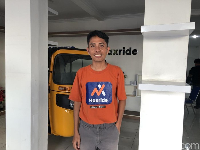 City Manager Maxride dan Maxauto, Bayu Subolah ditemui detikJogja di Kantor Maxride, Mlati, Sleman, Jumat (30/5/2025).