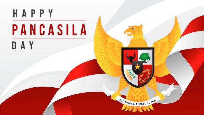 Hari Lahir Pancasila diperingati setiap 1 Juni di Indonesia. (Freepik)