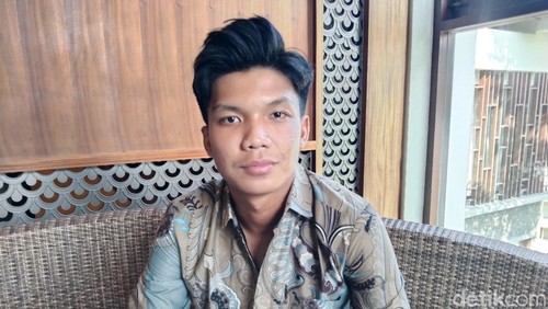 Kadek Arel Priyatna seusai melakukan drawing ASEAN U-23 Championship di Hotel Movenpick, Jimbaran, Jumat (30/5/2025).