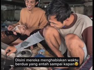 Ayah dan Bayi Tinggal di Kolong Jembatan Sidoarjo Dievakuasi Pemkab