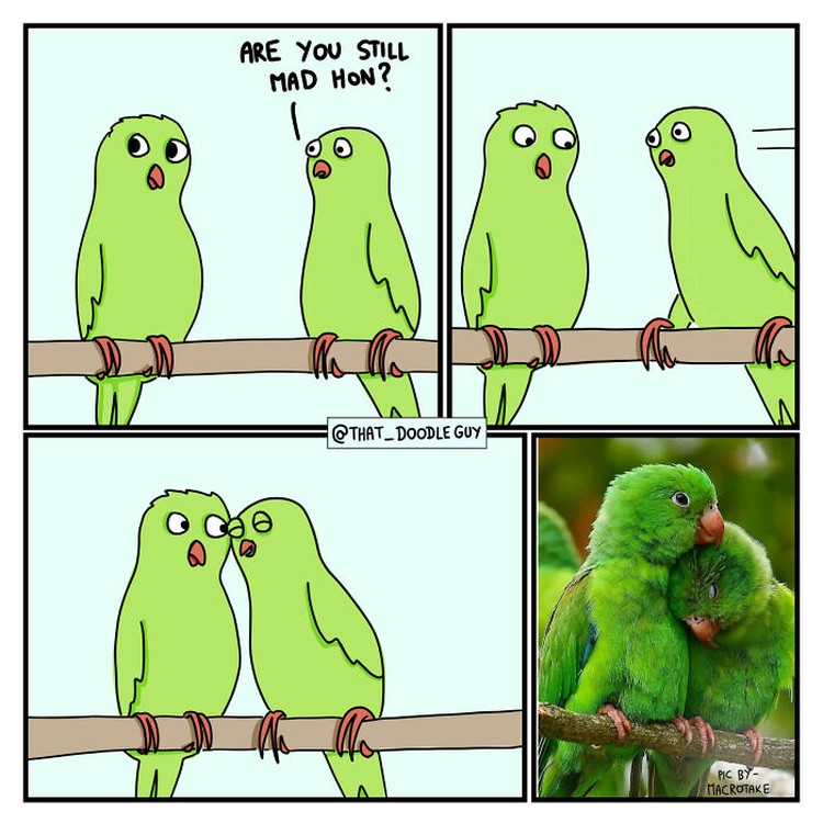Untuk kalian yang sedang banyak pikiran, semoga sederet komik lucu ini bisa membuat harimu lebih berwarna.