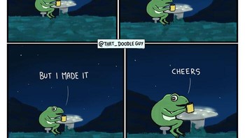 Santai dan nikmati kawan. Foto: Bored Panda