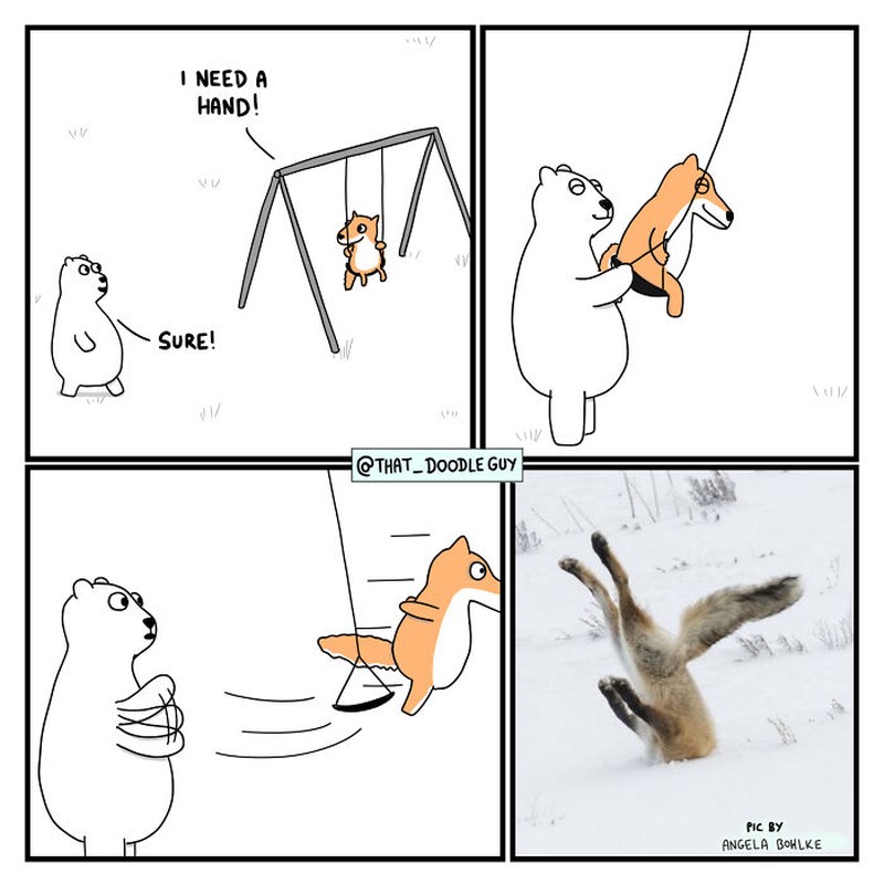 Untuk kalian yang sedang banyak pikiran, semoga sederet komik lucu ini bisa membuat harimu lebih berwarna.