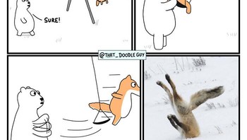 Ya tapi pelan-pelan juga dorongnya. Foto: Bored Panda