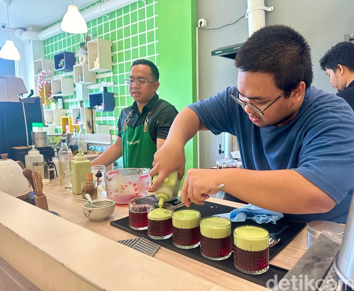 Matcha Mocktail di Teanology BSD Matcha Mocktail di Teanology BSD