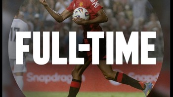 Namun untungnya, MU akhirnya menang telak. Foto: Screenshot X