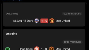 Sebab, sebelumnya tim Setan Merah ini dipermalukan oleh Asean All Stars di Malaysia. Foto: Screenshot X