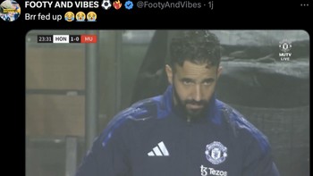 Dalam lawatannya ke Asia, MU hampir dipermalukan lagi. Foto: Screenshot X