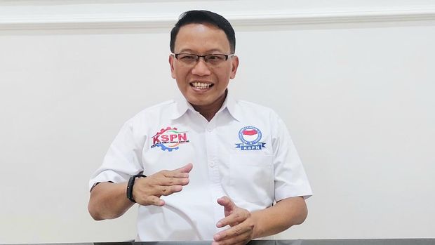 Presiden Konfederasi Serikat Pekerja Nusantara (KSPN) Ristadi. (Dok. KSPN)