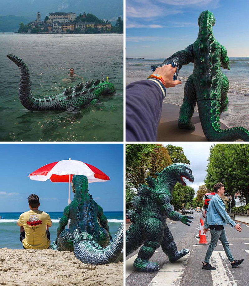 Ada saja ide kreatif orang-orang dalam memanipulasi sebuah foto menjadi lebih keren dan lucu dalam waktu bersamaan.