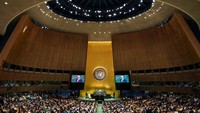Informasi tersebut dibagikan perusahaan melalui memo internal kepada karyawan. PBB juga meminta seluruh unit untuk menyampaikan rincian rencana efisiensi paling lambat 13 Juni 2025. (Getty Images/Drew Angerer)