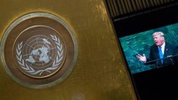 Kegagalan AS untuk membayar iurannya juga telah menciptakan krisis likuiditas bagi PBB, yang diperburuk oleh keterlambatan pembayaran berulang oleh China. Adapun kedua negara tersebut menyumbang lebih dari 40% pendanaan PBB. (Getty Images/Drew Angerer)