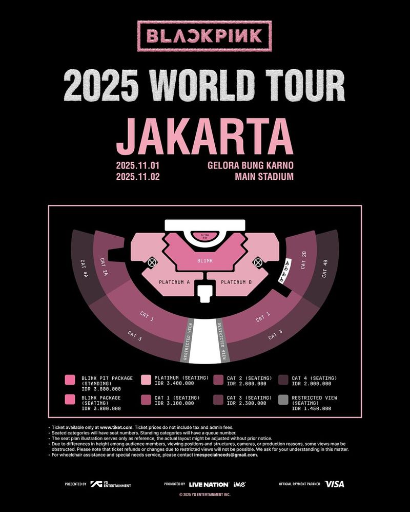 BLACKPINK WORLD TOUR DEADLINE IN JAKARTA