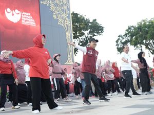 Peringatan HLUN 2025 di Jember, 4.000 Lansia Senam Massal