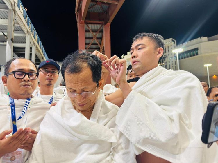 Potret Menteri Agama Prof Nasaruddin Umrah Wajib Jelang Puncak Haji