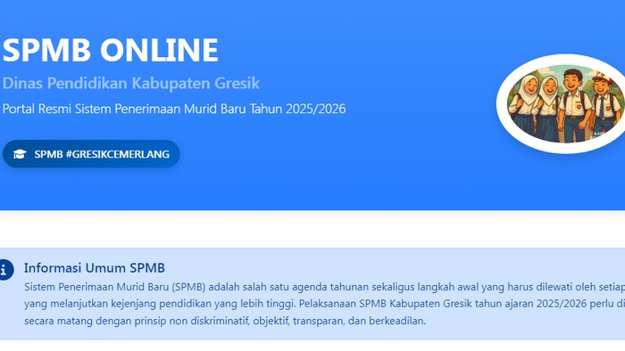 SPMB Online Jenjang SMP di Gresik