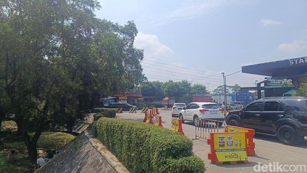 Suasana Rest Area Tol Jagorawi yang Disita Kejagung