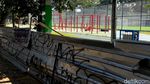 Taman Persib yang Masih Berpagar Seng