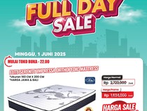 Murah Banget! Beli Kasur Empuk di Transmart Full Day Sale Bisa Hemat Rp 1 Jutaan