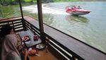Serunya Keliling Bendungan Logung di Kudus Pakai Speedboat