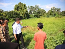 Gubernur Sumsel Tinjau Bakal Lokasi Pengendali Banjir di OKU