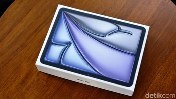 Setelah diiumumkan Maret, Apple resmi memboyong iPad Air M3 ke Indonesia pada akhir Mei. Kehadirannya ditunggu-tunggu Foto: Adi Fida Rahman/detikINET