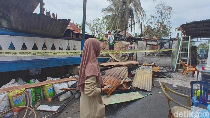 Kebakaran di Nilakandi Palembang, Sumatera Selatan