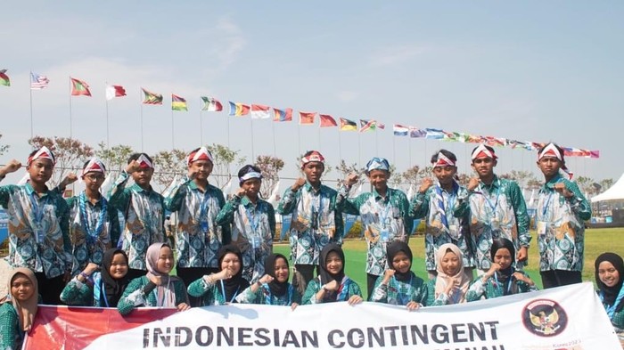 Kontingen Indonesia di WMSJ 2025