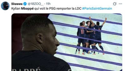 Pukpuk buat Mbappe yang Ratapi Sukses PSG Juara Liga Champions