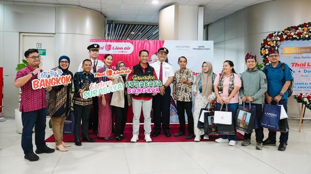 Penerbangan Perdana Thai Lion Air Surabaya-Bangkok