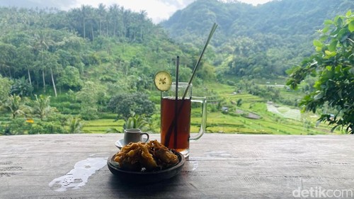 Suasana Berina Rice Terrace Karangasem, Bali,  Sabtu (31/5/2025). (I Wayan Selamat Juniasa)