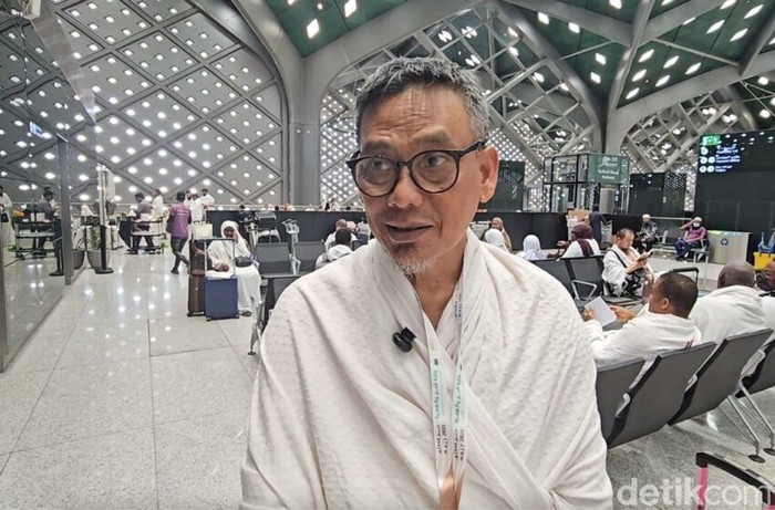 Anggota Tim Pengawas Haji DPR RI, Abdul Fikri Faqih saat ditemui di Jeddah, Sabtu (31/5/2025).