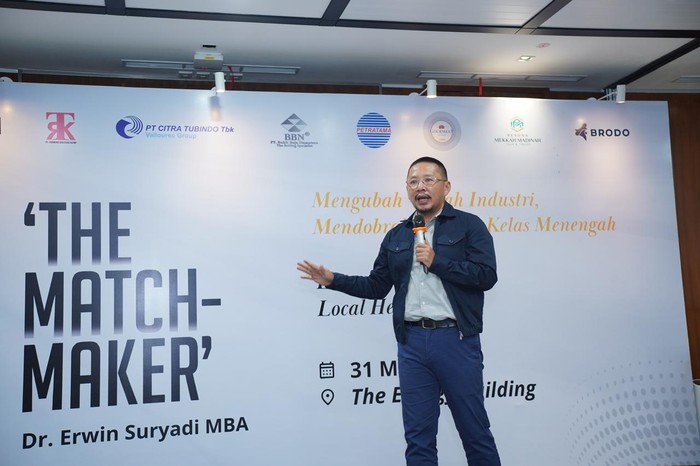 Buku The Matchmaker Erwin Suryadi Kupas Hal Penting Untuk Indonesia
