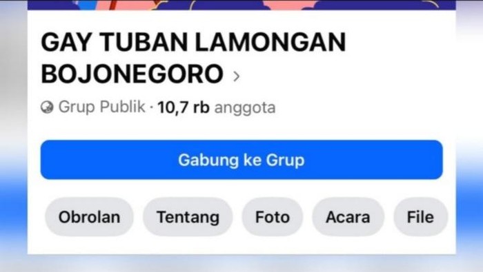 Grup Facebook Gay Tuban Lamongan Bojonegoro