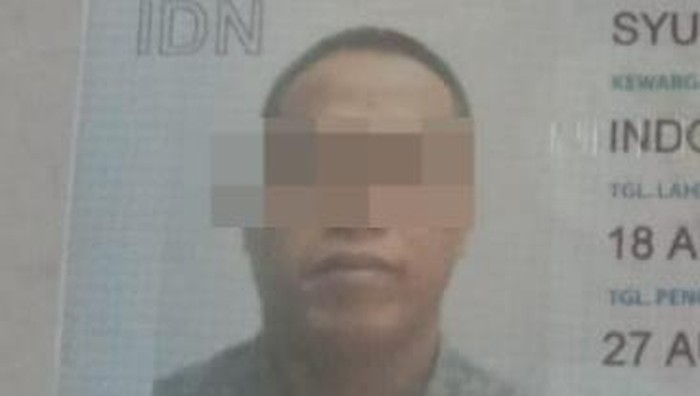 Foto paspor SM (42), WNI asal Pamekasan, Madura jemaah haji non-prosedural yang ditemukan meninggal di gurun Arab Saudi
