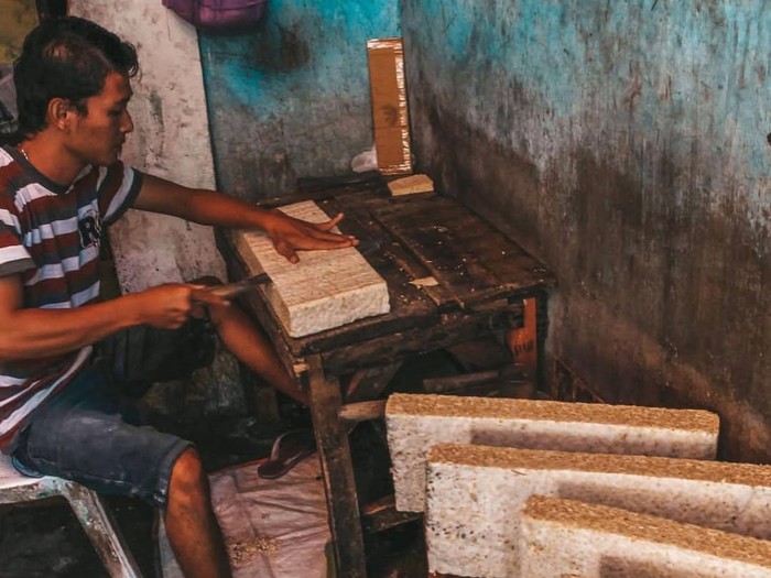 Kampung pengrajin tempe di Malang, Jawa Timur