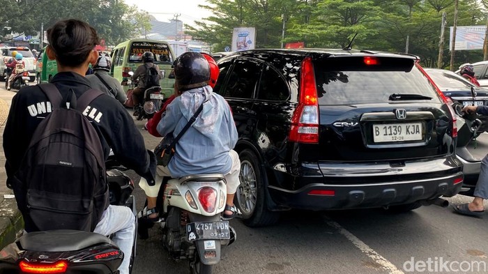 Kondisi kemacetan di Cibiru