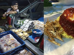 Modus! Pria Ini Jadi Pembeli Nasi Lemak untuk Curi Uang Rp 300 Ribu