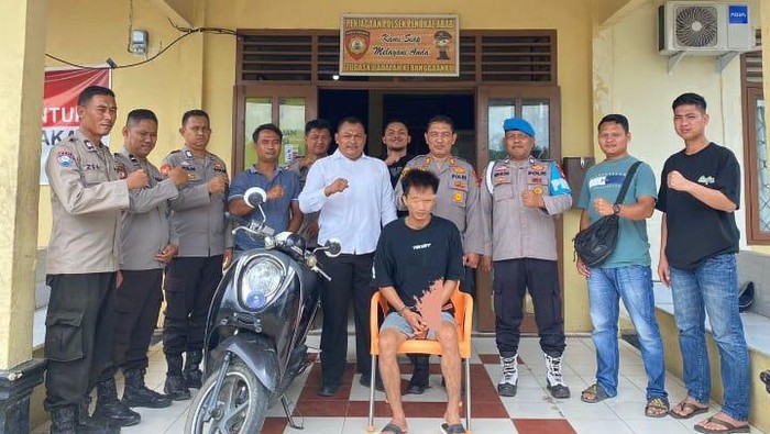 Pelaku penggelapan sepeda motor di PALI berhasil ditangkap di tempat persembunyiannya di Palembang