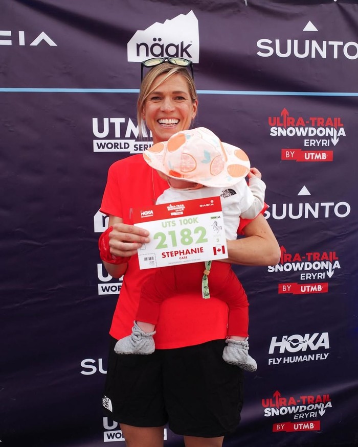 Pelari ultramarathon sambil menyusui