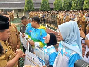 Pemkab Majalengka Berikan Bonus bagi Altlet dan Pelatih NPCI