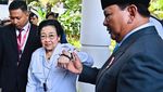 Keakraban Prabowo dan Megawati Bisik-bisik Saat Bertemu Lagi