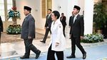 Potret Prabowo, Gibran dan Megawati Tampil Bareng di Satu Acara