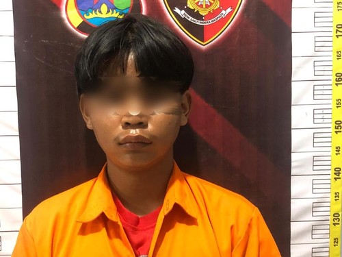 Tampang tersangka S, pembunuh wanita hamil di Tulang Bawang