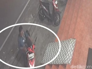 Lupa Lepas Kunci, Motor Karyawan Fotokopi Trenggalek Digondol Maling