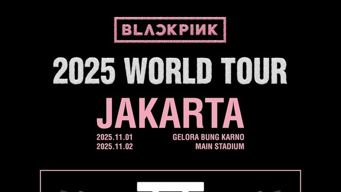 BLACKPINK World Tour Jakarta 2025. (Instagram @ime_indonesia)