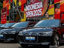 Deretan Mobil Listrik Mewah Mejeng di Indonesia Open 2025