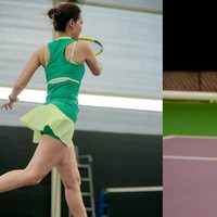 Terusan keluaran Nike tersebut dilengkapi rok lipit yang memberi kesan dinamis sekaligus sentuhan feminin. Luna juga pernah memakai busana yang sama ketika melawan eks petenis top dunia Eugenie Bouchard dalam fun match yang digelar di Jakarta pada September 2024. (Foto: Instagram/@lunamaya)