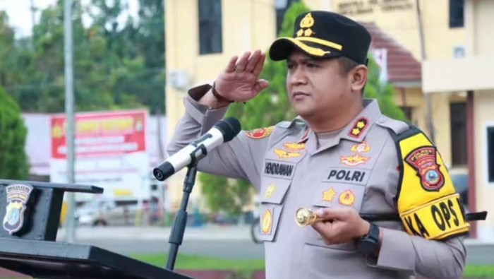 Kapolres Parigi Moutong AKBP Hendrawan.